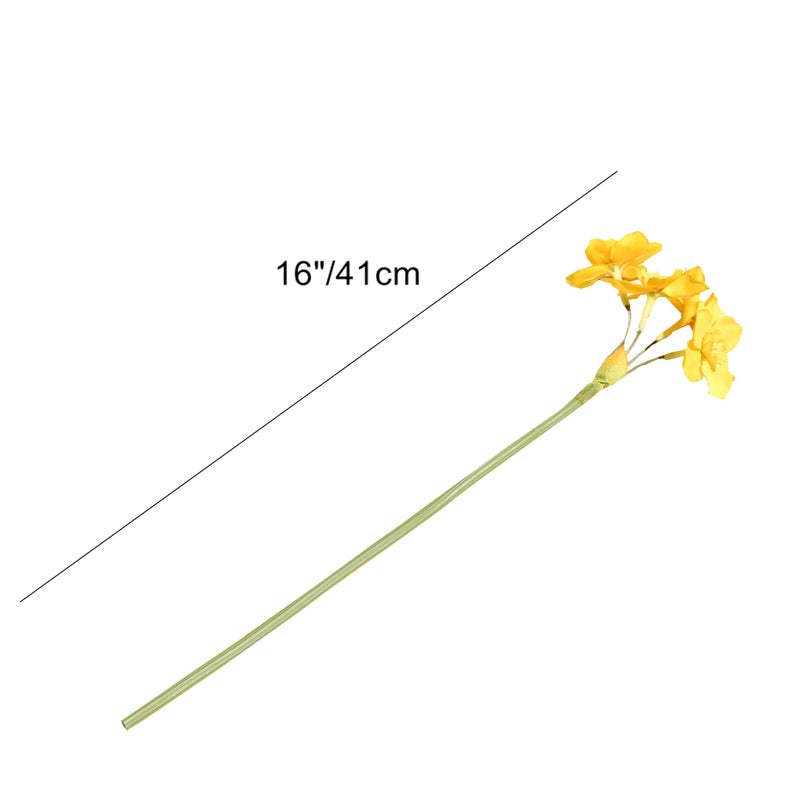 Mandy's 12 Stems Yellow Silk Daffodils â€“ Artificial Spring Centerpiece Flowers for Outdoor Garden, Porch, Wedding, Home Decor - Image 2